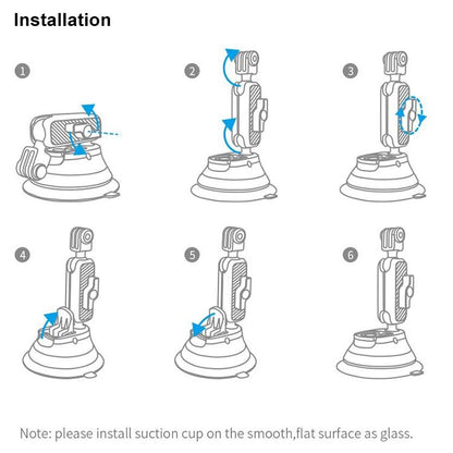 NNEIDS Universal Suction Cup Phone Holder For Action Cameras-3