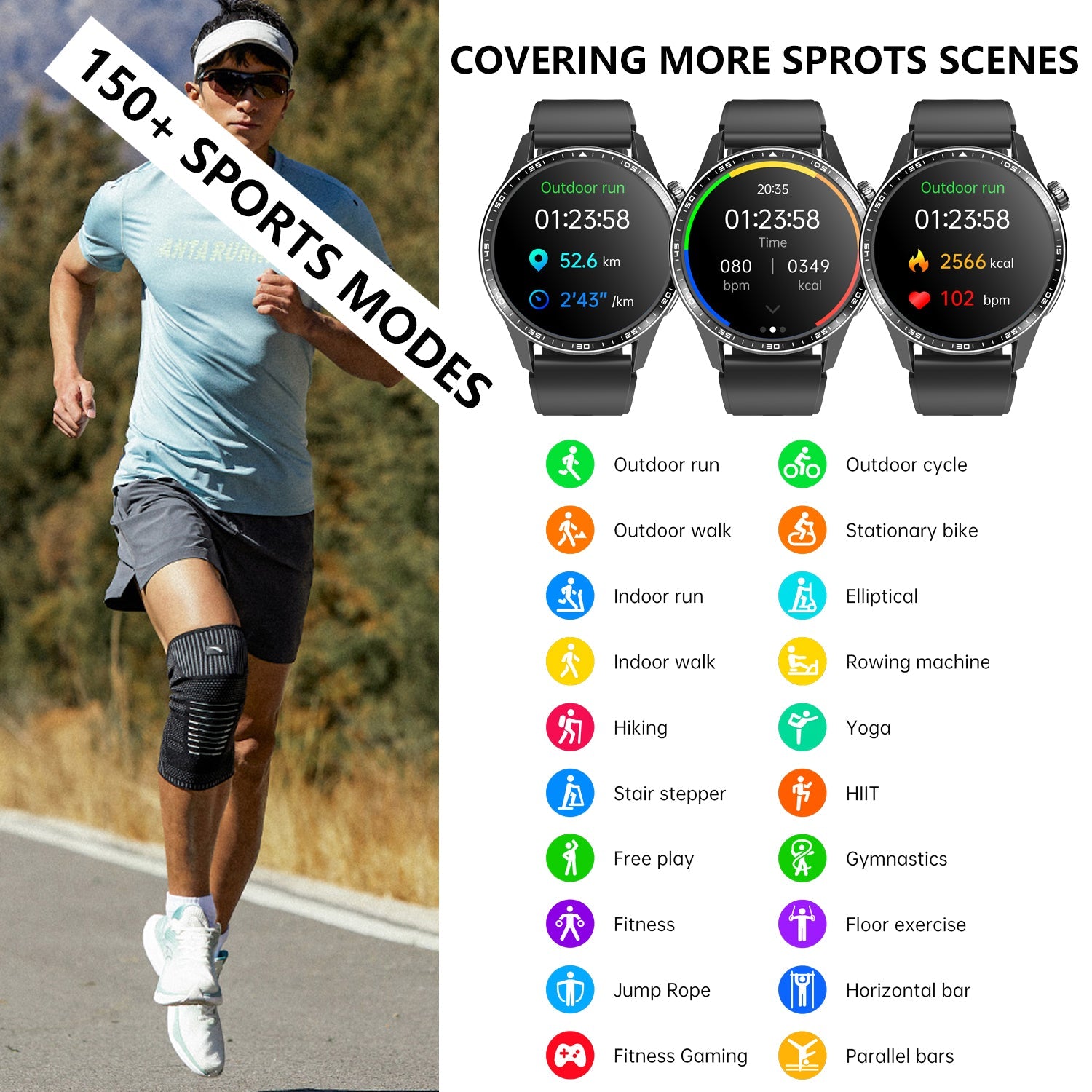 Healthy Blood Oxygen Smart Watch Men ECG+PPG Precise Body Temperature Heart Rate Monitor Smartwatch HRV Blood Pressure Watches-1