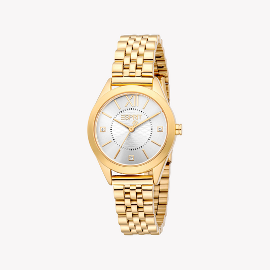 Esprit Women's Gold Stainless Watch | Es1l434m1025-1