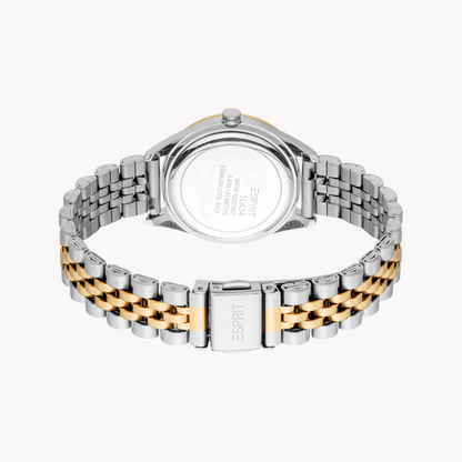Esprit Women's Silver/Gold Watch | Es1l434m1065-3