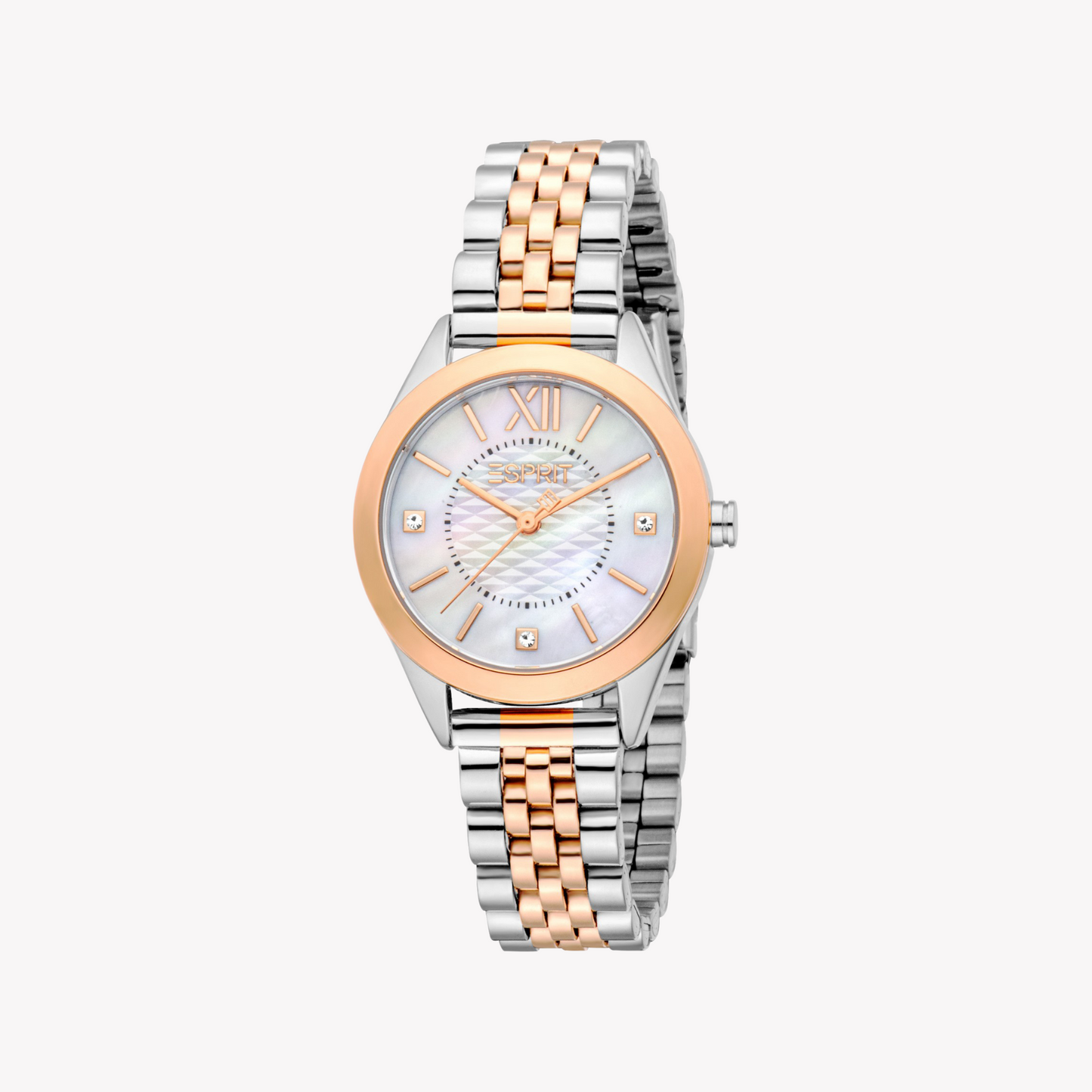 Esprit Women's Silver & Rose Gold Watch | Es1l434m1075-0