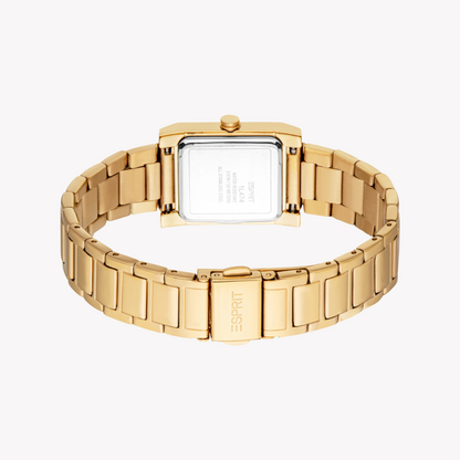 Esprit Women's Gold Stainless Steel Watch | Es1l474m0035-3