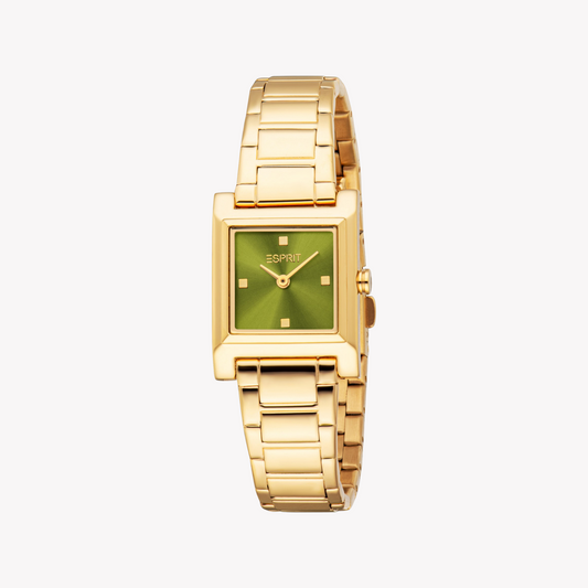 Esprit Women's Gold Stainless Steel Watch | Es1l474m0035-1