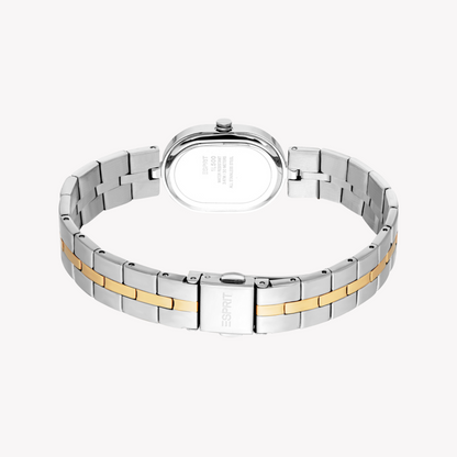 Esprit Women's Silver & Gold Quartz Watch | Es1l500m0045-3