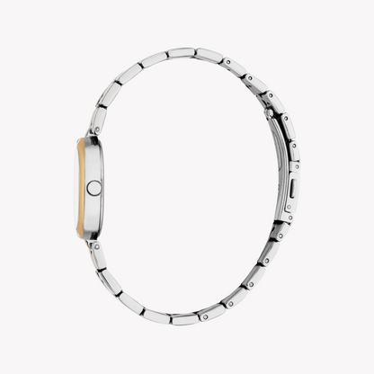 Esprit Women's Silver & Gold Quartz Watch | Es1l500m0045-2