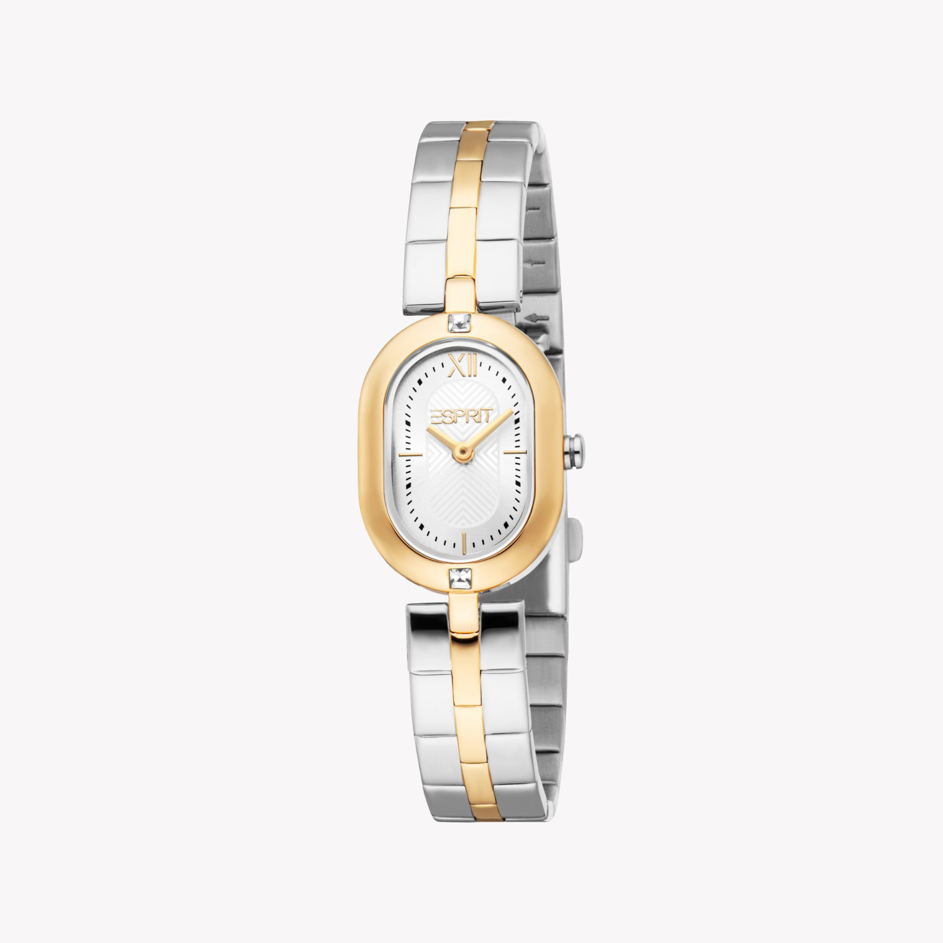 Esprit Women's Silver & Gold Quartz Watch | Es1l500m0045-1