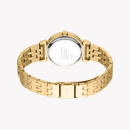 Esprit Women's Gold Stainless Steel Watch | Es1l505m0045-3