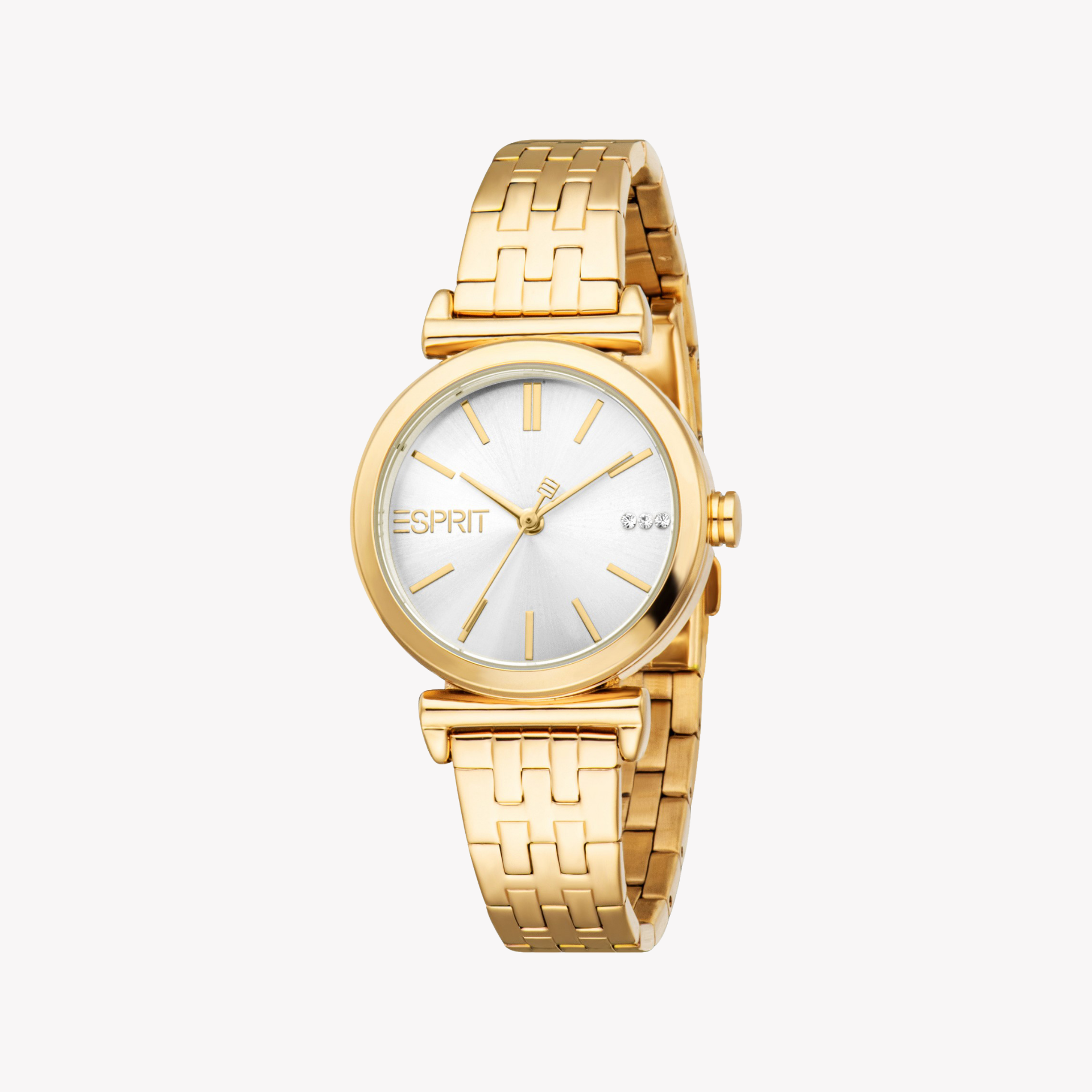 Esprit Women's Gold Stainless Steel Watch | Es1l505m0055-1