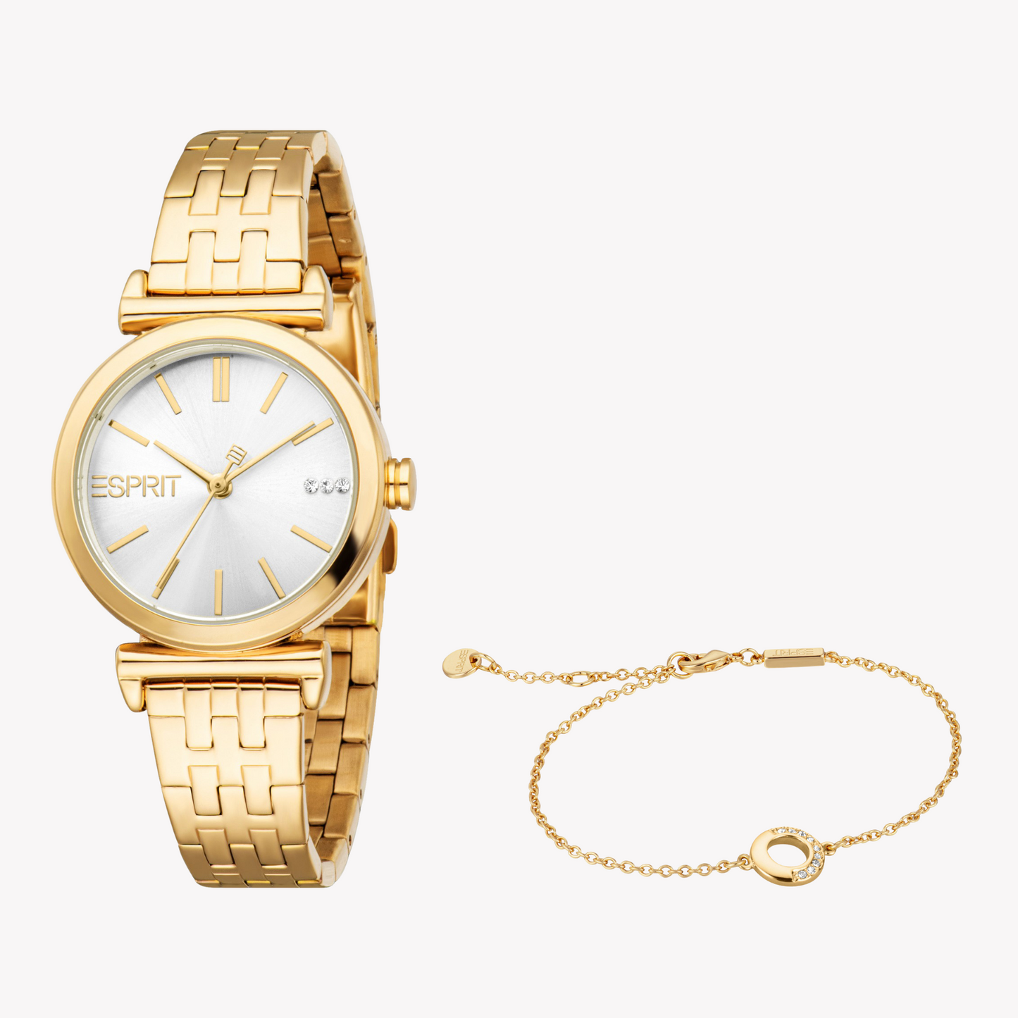 Esprit Women's Gold Stainless Steel Watch | Es1l505m0055-0
