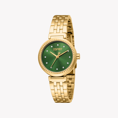 Esprit Women's Gold Stainless Steel Watch | Es1l506m0045-0
