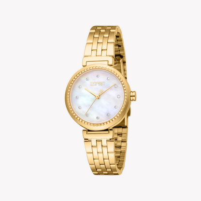 Esprit Women's Gold Stainless Steel Watch | Es1l506m0055-0