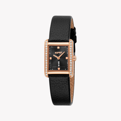 Esprit Women's Rose Gold/Black Watch | Es1l512l0025-0