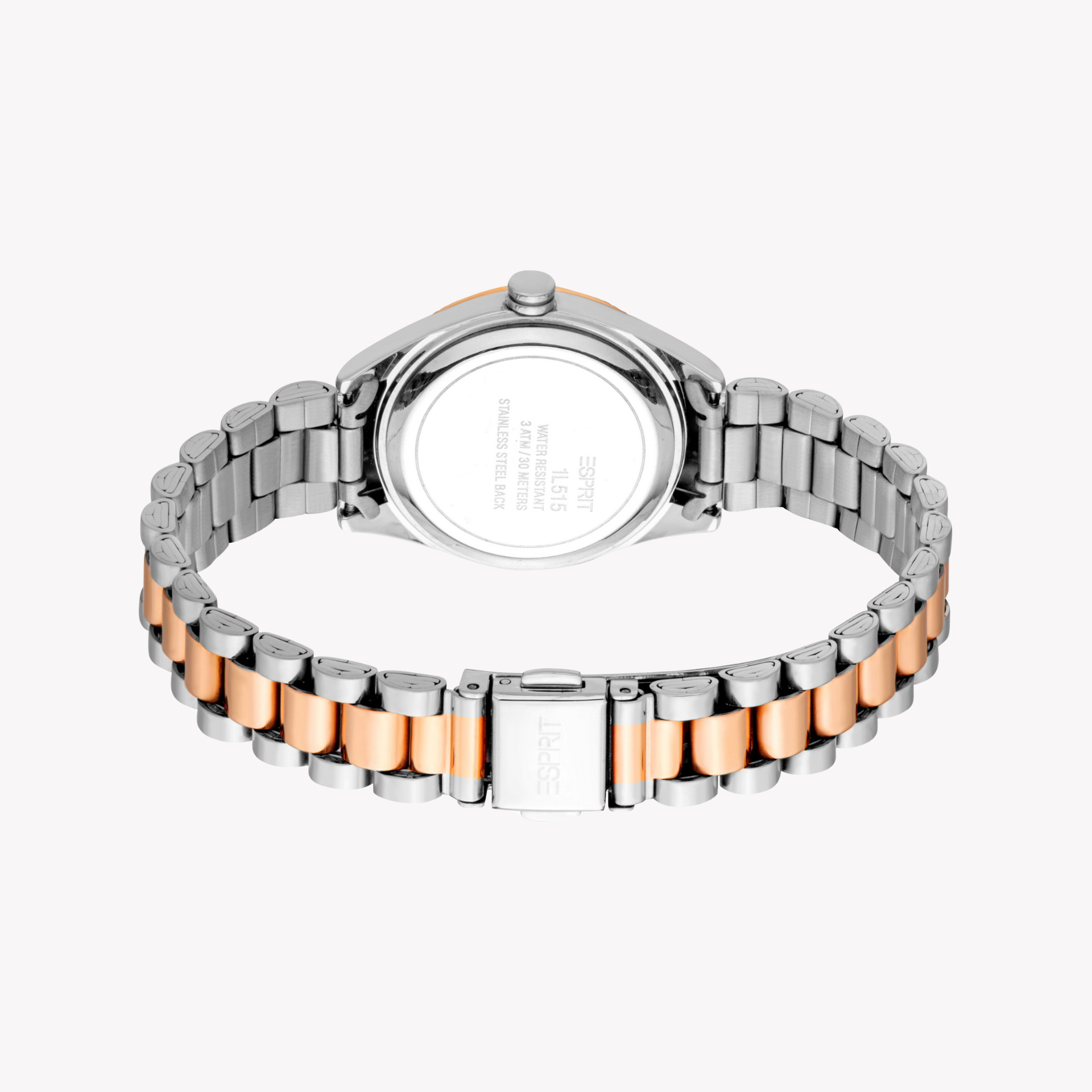 Esprit Women's Silver/Rose Gold Watch | Es1l515m0075-3