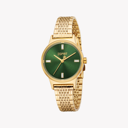 Esprit Women's Gold Stainless Steel Watch | Es1l519m0025-1