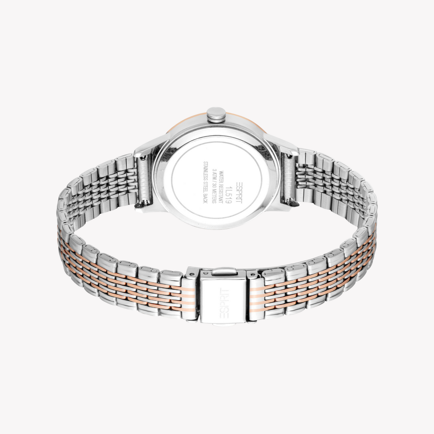 Esprit Women's Silver/Rose Gold Watch | Es1l519m0055-3