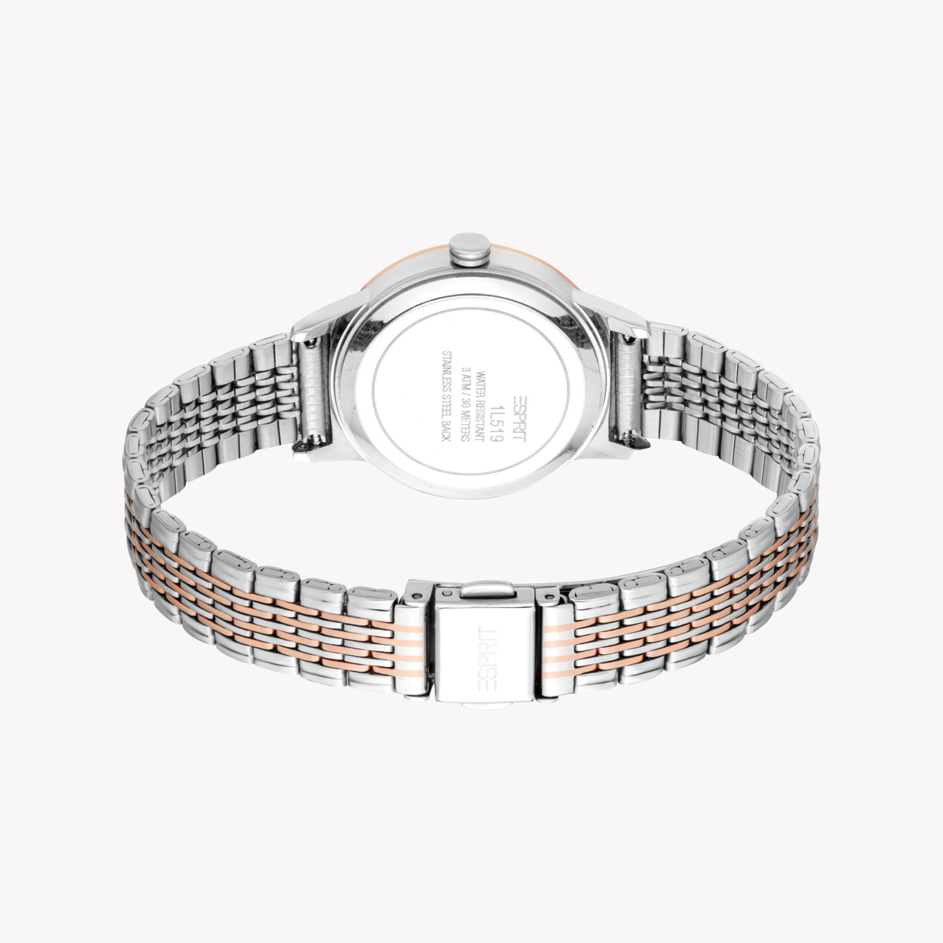 Esprit Women's Silver/Rose Gold Watch | Es1l519m0055-3