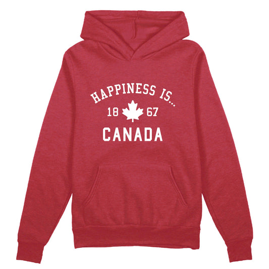 Unisex Canada 1867 Hoodie, Chili-0
