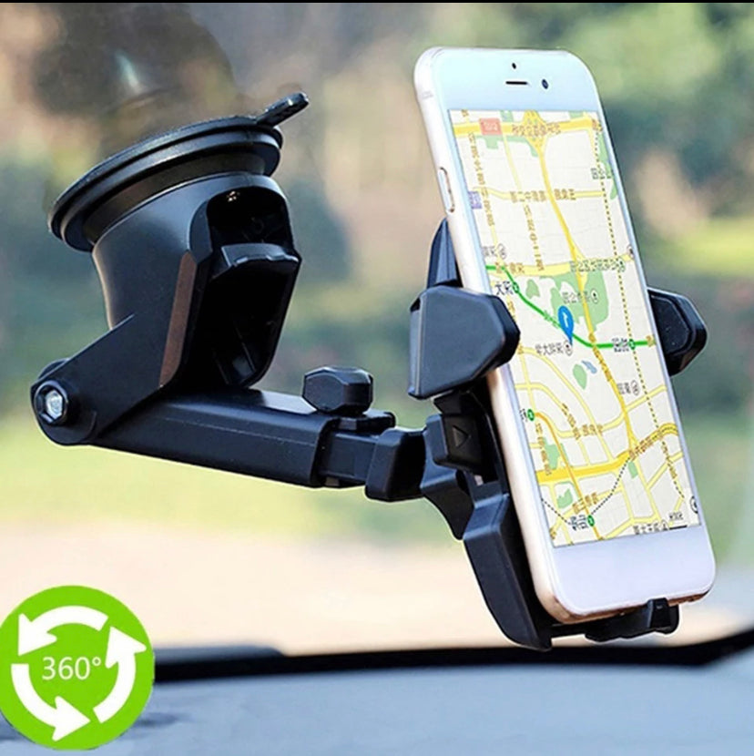 Car Phone Mount Holder Adjustable Long Neck One Touch-1