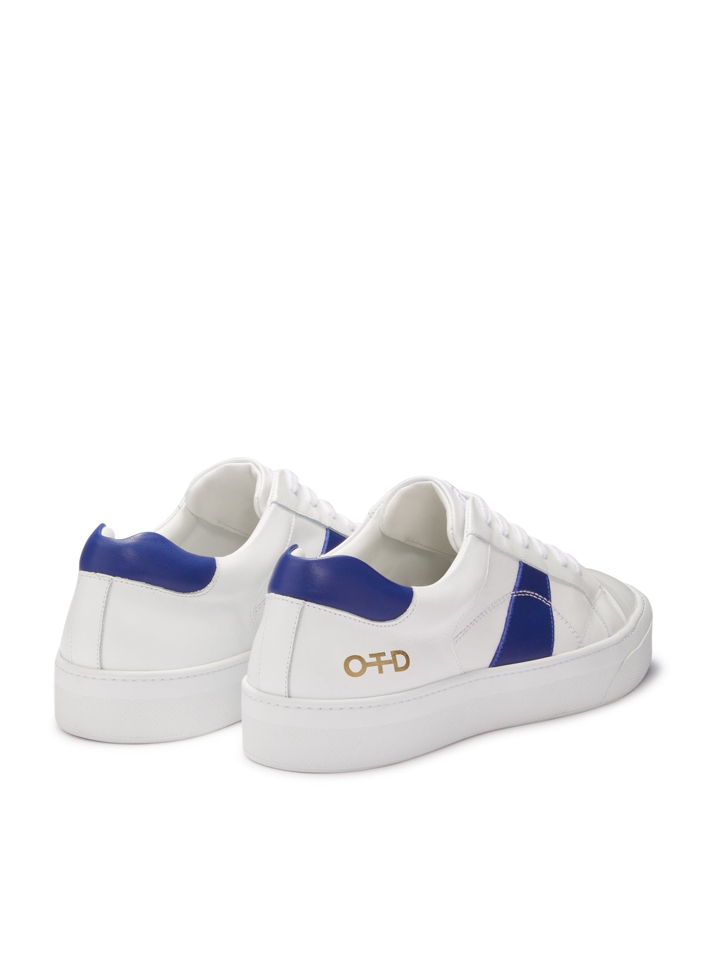 Leather Low-Top Sneaker (White)-2
