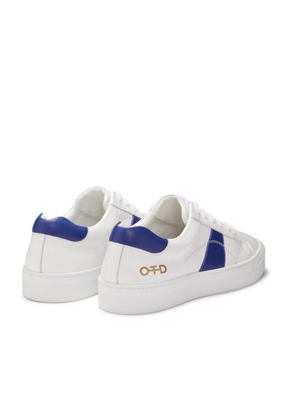 Leather Low-Top Sneaker (White)-2