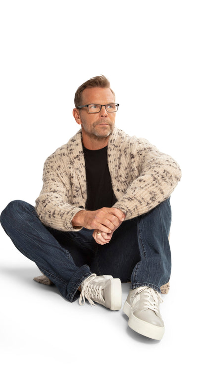 Leather Low-Top Sneaker (Grey)-3