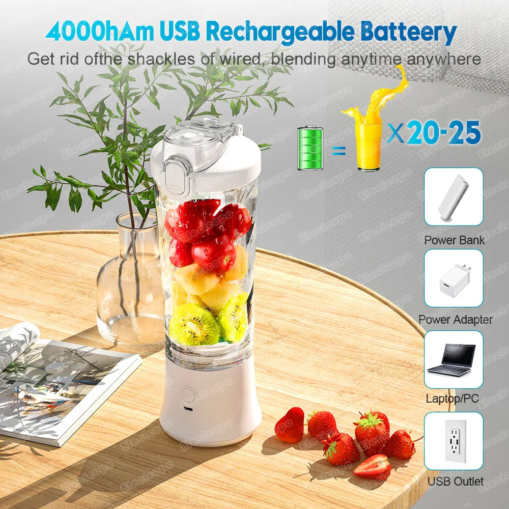 Portable Rechargeable Juicer Blender-3