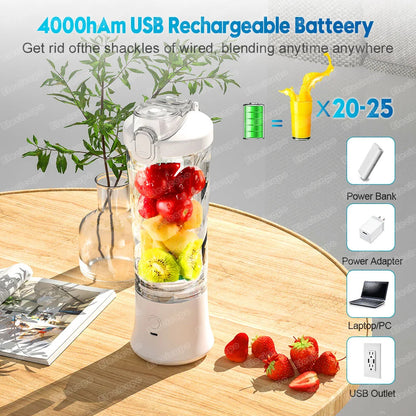 Portable Rechargeable Juicer Blender-3
