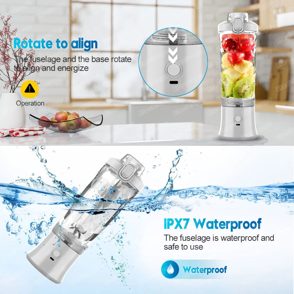 Portable Rechargeable Juicer Blender-4