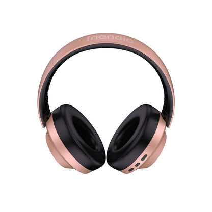 AIR PRO 5 ANC Rose Gold (Active Noise Cancelling Over Ear Wireless Headphones)-3