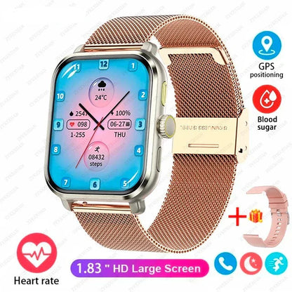 Smart Bluetooth Fitness Tracker Watch with Voice Assistant and Magnetic Charging-8