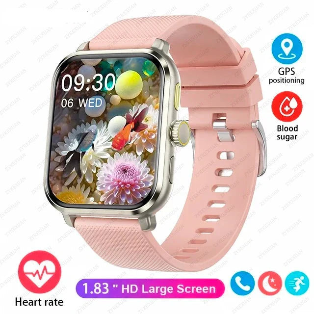 Smart Bluetooth Fitness Tracker Watch with Voice Assistant and Magnetic Charging-7