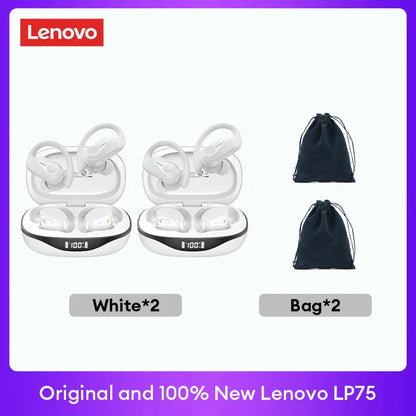 Original Lenovo LP75 TWS Bluetooth V5.3 Headphones Wireless LED Digital Display Earphones Noise Reduction Waterproof Headset New-6