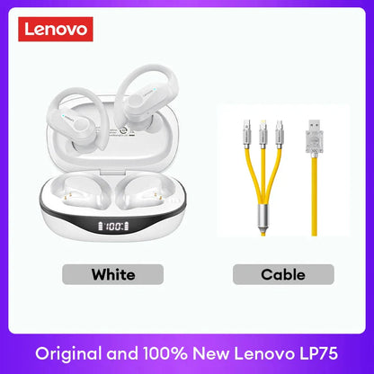Original Lenovo LP75 TWS Bluetooth V5.3 Headphones Wireless LED Digital Display Earphones Noise Reduction Waterproof Headset New-8