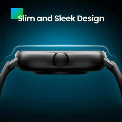 NNEOBA Smartwatch Fitness Tracking Alexa Built-in Black-1