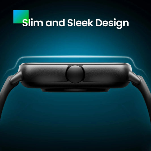 NNEOBA Smartwatch Fitness Tracking Alexa Built-in Black-1