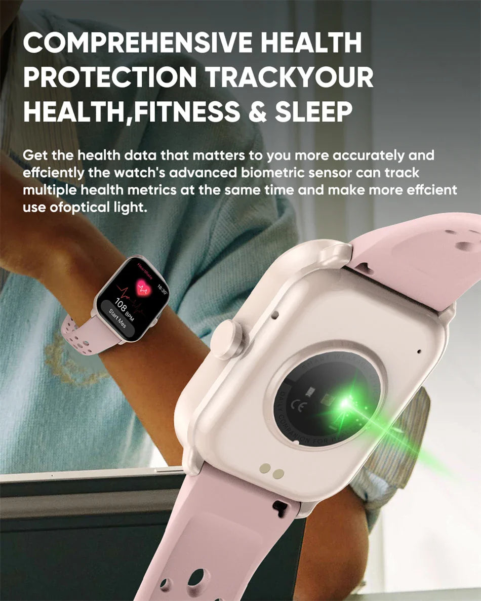 NNEOBA HD Smartwatch Sports Watch Pink-2