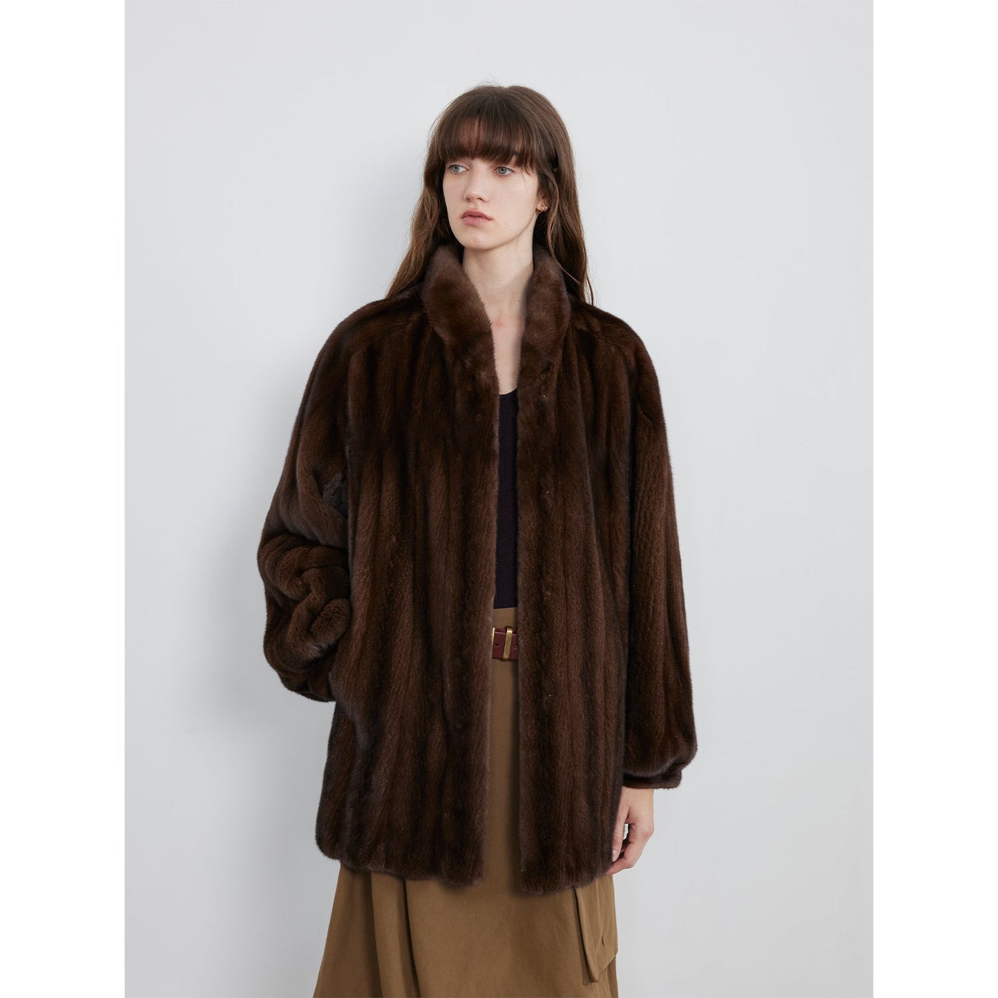 Meteor Variations Sable Fur Coat Women-2