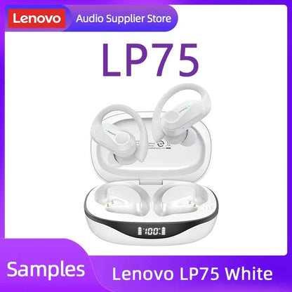 Original Lenovo LP75 TWS Bluetooth V5.3 Headphones Wireless LED Digital Display Earphones Noise Reduction Waterproof Headset New-15