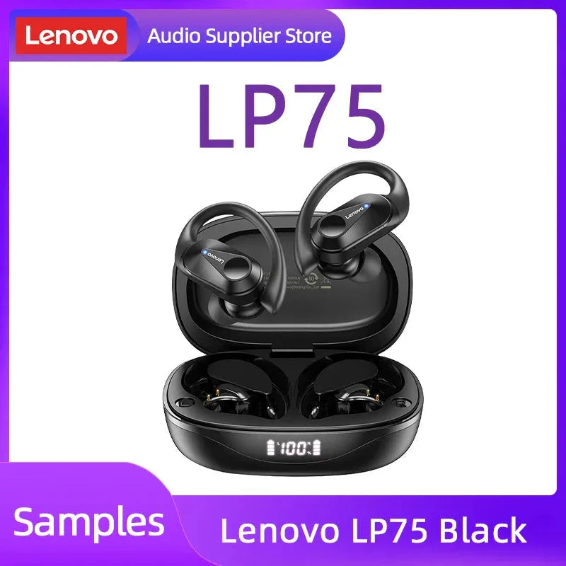 Original Lenovo LP75 TWS Bluetooth V5.3 Headphones Wireless LED Digital Display Earphones Noise Reduction Waterproof Headset New-14