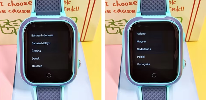 Kids 4G Smartwatch GPS Video Call Waterproof (Blue)-1