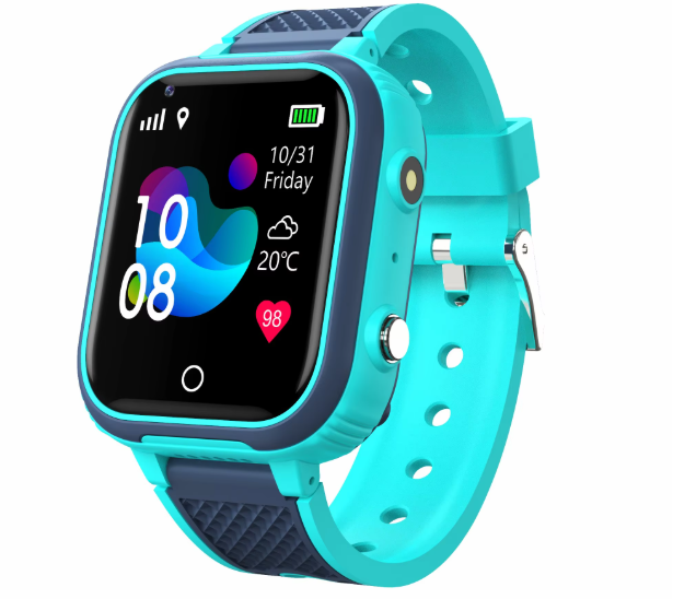 Kids 4G Smartwatch GPS Video Call Waterproof (Blue)-0