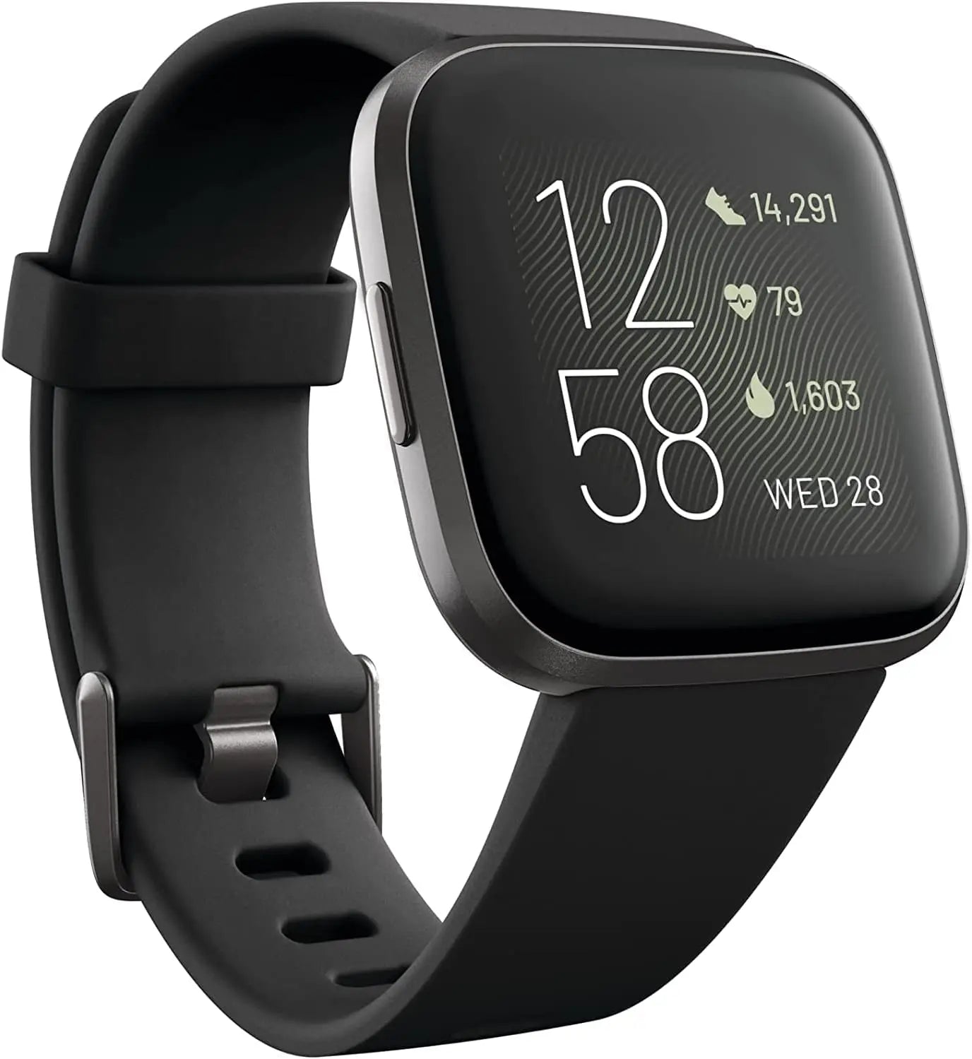 NNEOBA Health Fitness Smartwatch Alexa Built-In Black-0