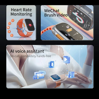 NNEOBA Android Smartwatch Rotary Camera Orange-2