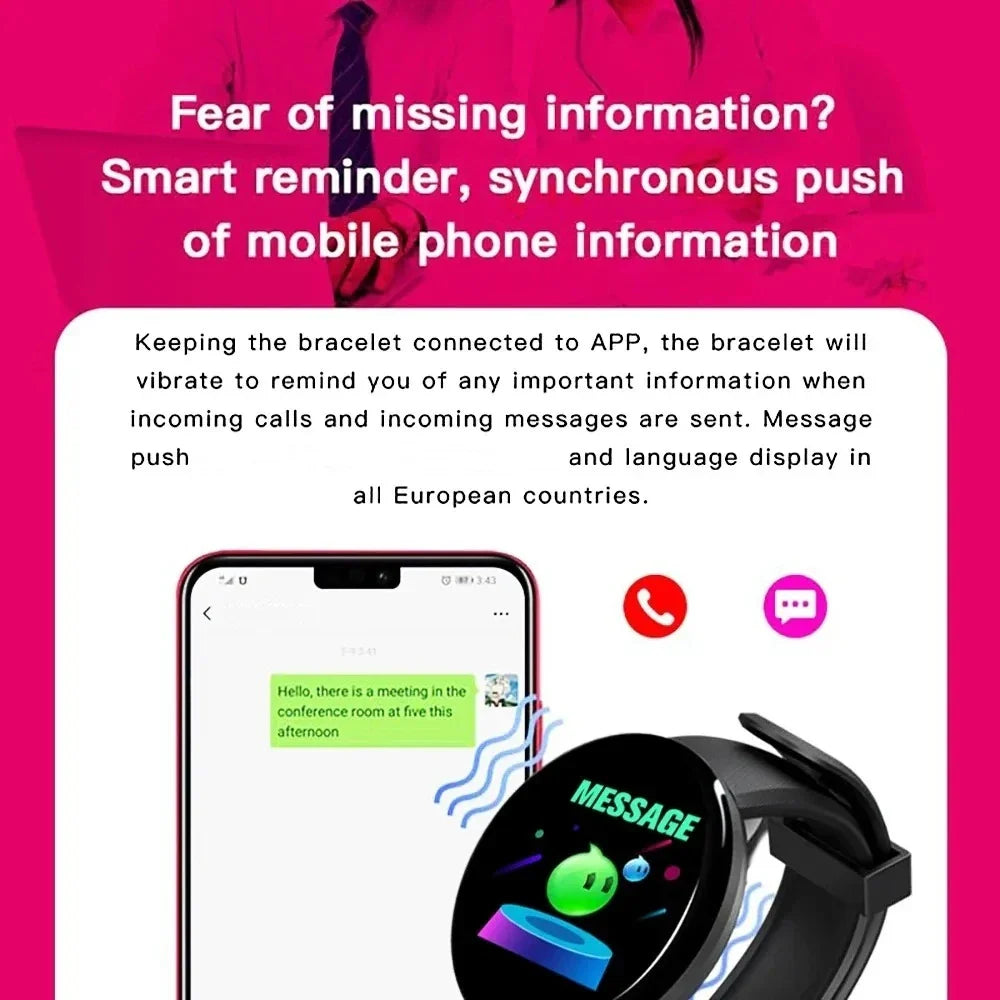 NNEOBA Smartwatch Fitness Tracker with Heart Rate Monitor-4