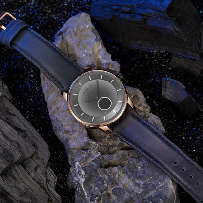 Trnda Men's Rose Gold Stainless Steel Watch, Gray Dial | Tsw43rg-4