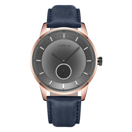 Trnda Men's Rose Gold Stainless Steel Watch, Gray Dial | Tsw43rg-0