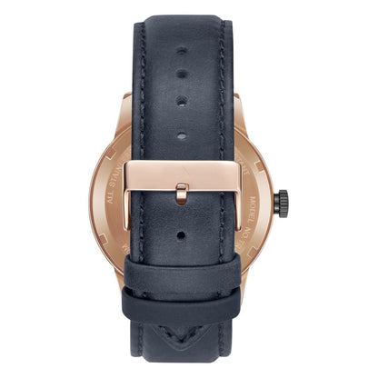 Trnda Men's Rose Gold Stainless Steel Watch, Gray Dial | Tsw43rg-3