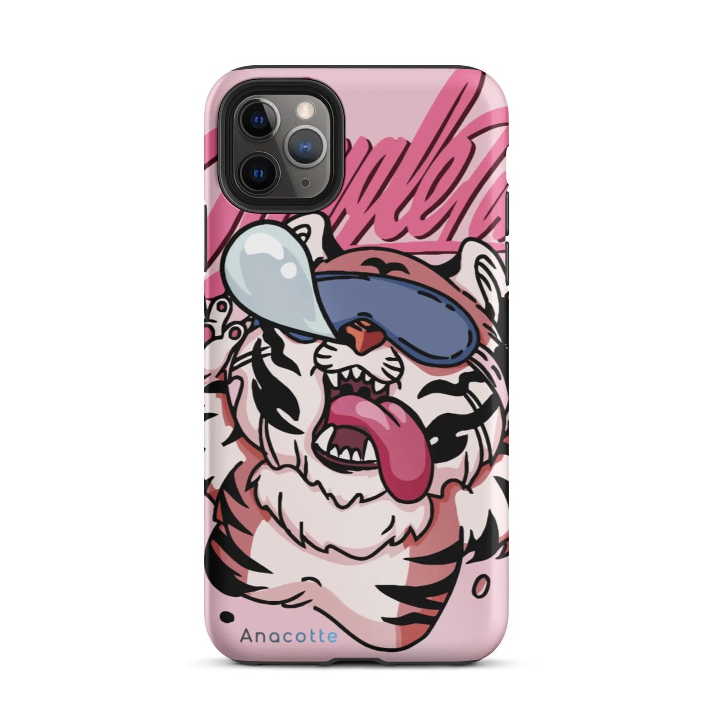 Sleepy tiger iPhone case-3