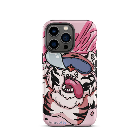 Sleepy tiger iPhone case-10