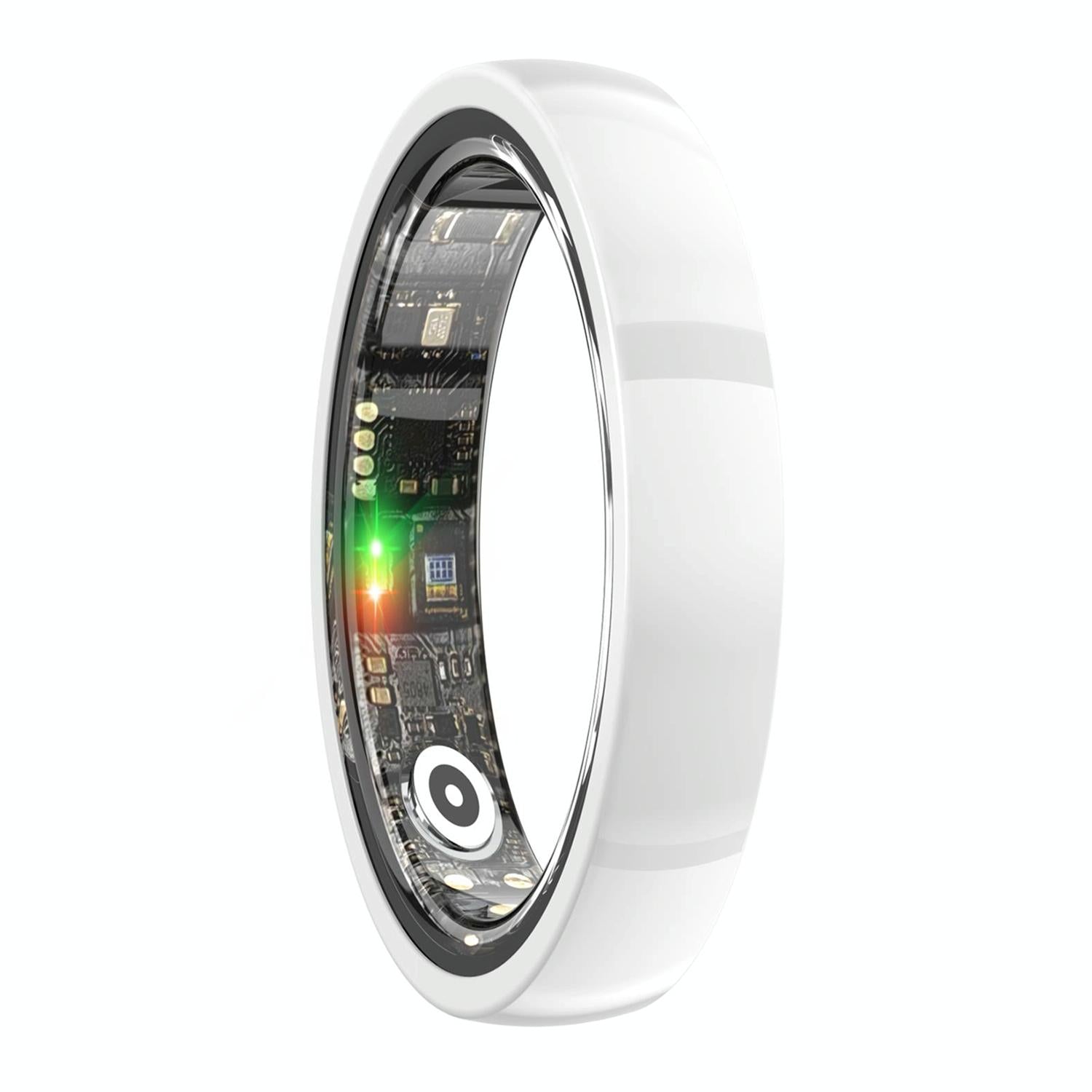 NNEDSZ Smart Ring With Heart Rate Blood Oxygen Sleep & Sports Modes - Size 9-0